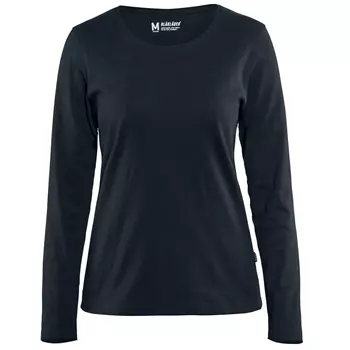 Blåkläder women's long-sleeved T-shirt, Dark Marine Blue