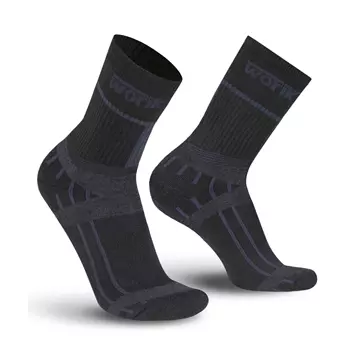 Worik Belfast socks with merino wool, Black
