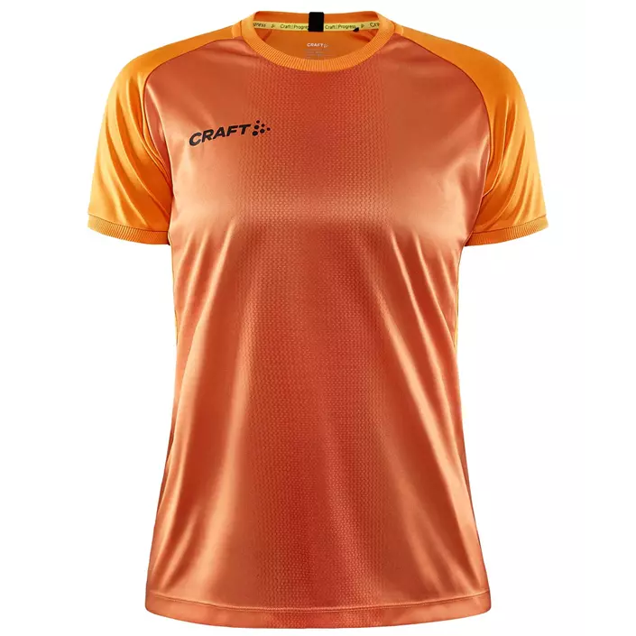 Craft Progress 2.0 Graphic Jersey women's T-shirt, Dark orange/sort, large image number 0