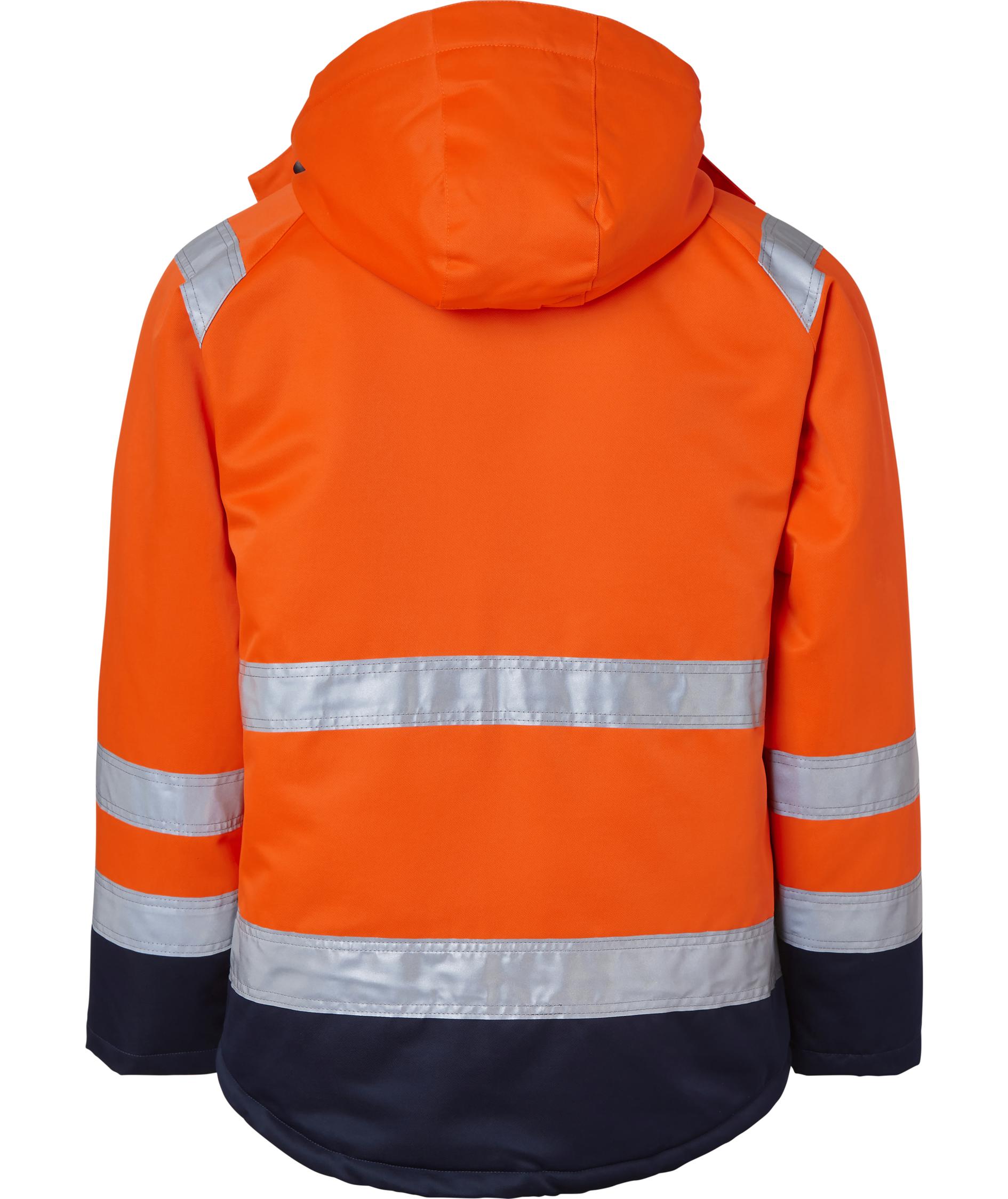 Top Swede winter jacket 131, Hi-Vis Orange/Navy