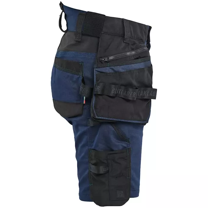 Blåkläder Striker dame håndværkershorts, Mørk Marineblå/Sort, large image number 2