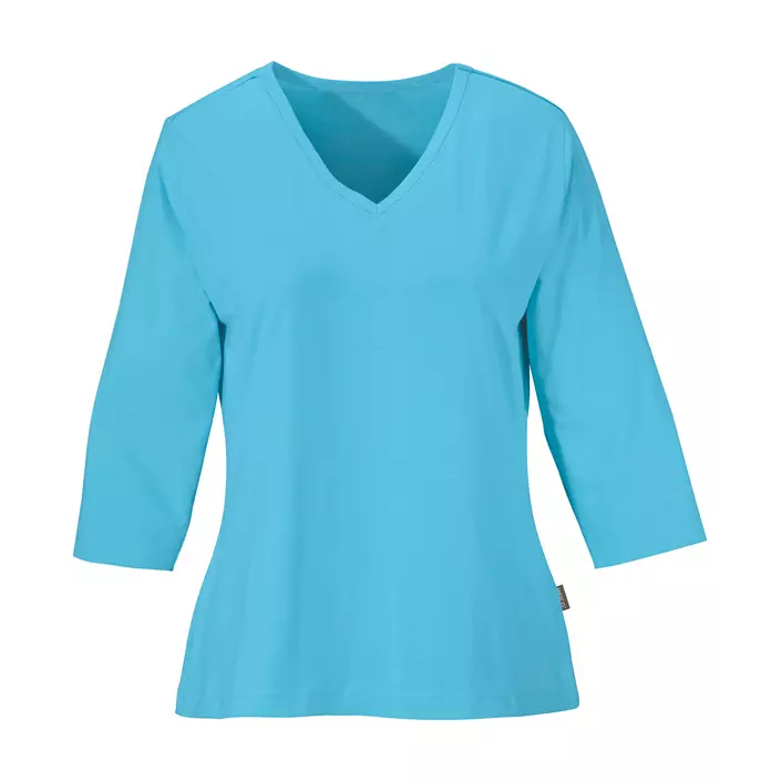 Hejco Wilma women's T-shirt with 3/4 sleeves, Turquoise, large image number 0