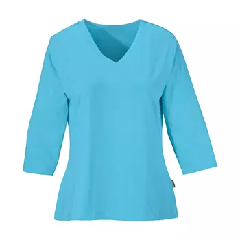 Hejco Wilma women's T-shirt with 3/4 sleeves, Turquoise