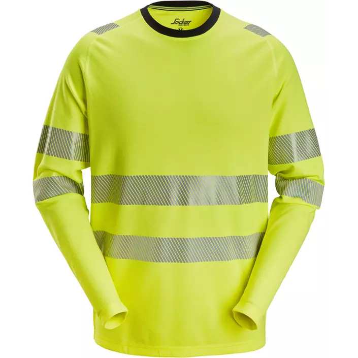 Snickers long-sleeved T-shirt 2431, Hi-Vis Yellow, large image number 0