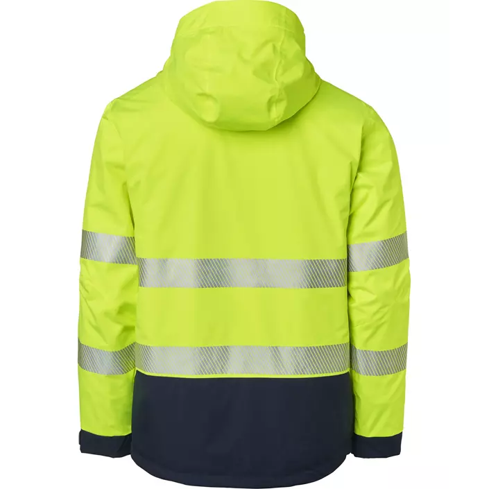 Top Swede 3-in-1 winter jacket 127, Hi-Vis Yellow/Navy, large image number 1