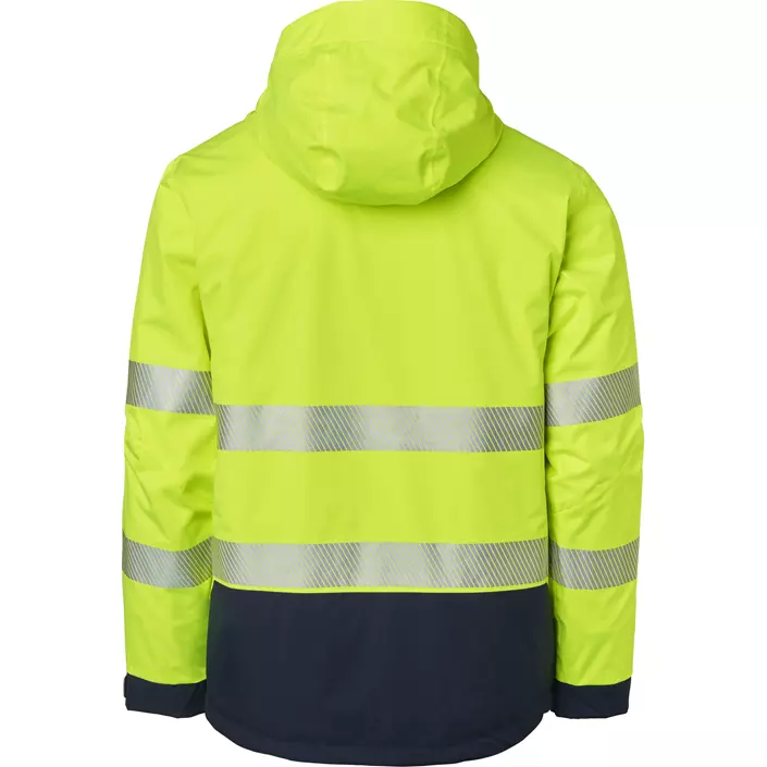 Top Swede 3-in-1 winter jacket 127, Hi-Vis Yellow/Navy, large image number 1