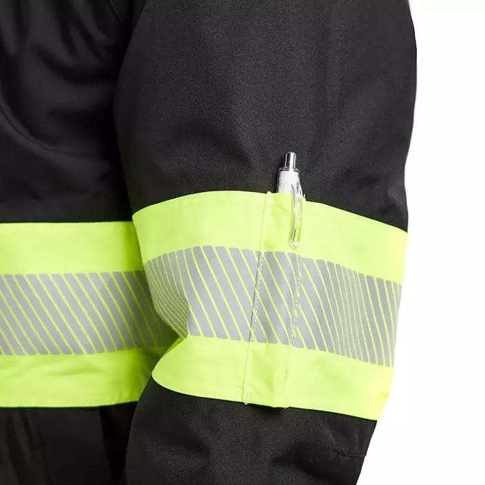 Blåkläder vinterjakke, Sort/Hi-Vis Gul, large image number 7