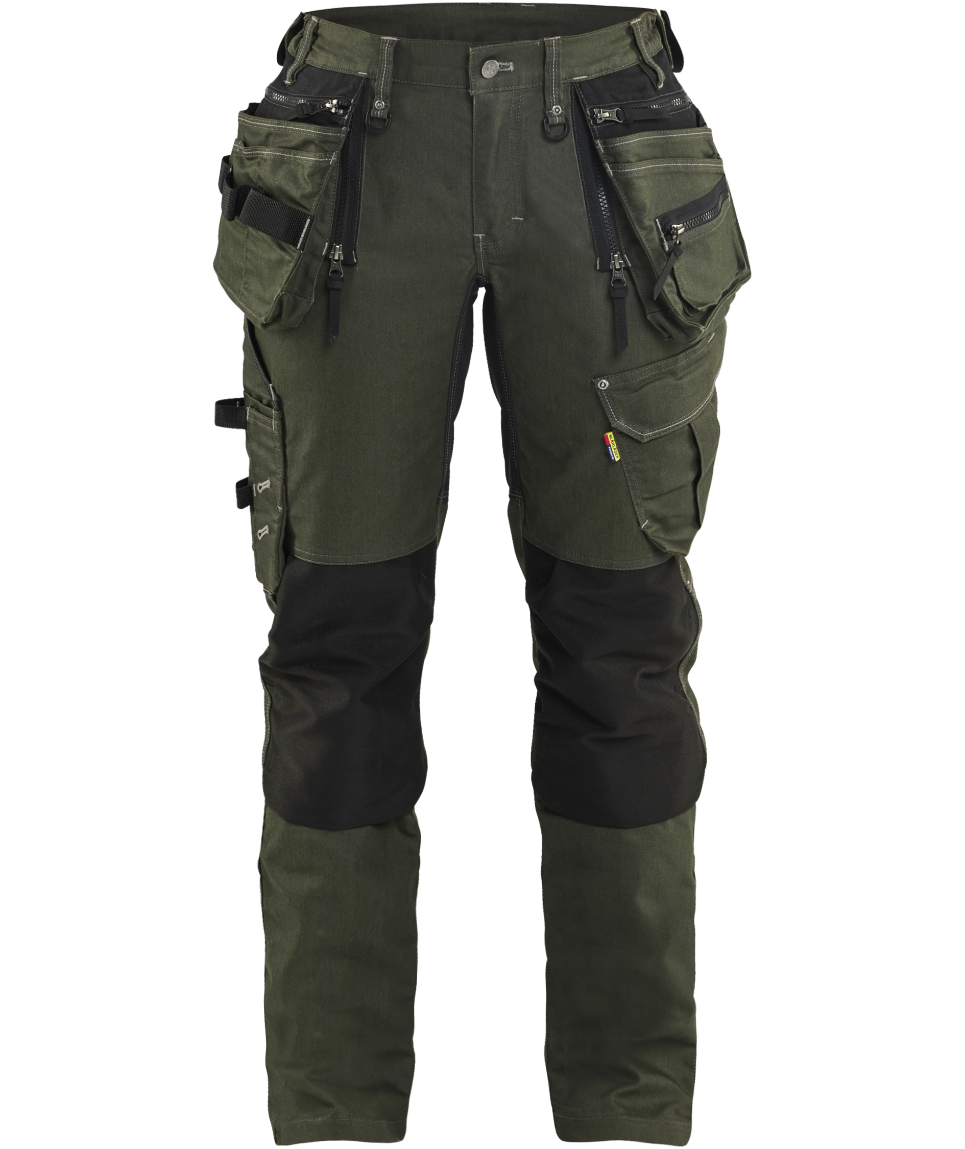 Bl&aring;kl&auml;der hantverksbyxa dam, Skog gr&ouml;n/svart, Skog gr&ouml;n/svart, swatch