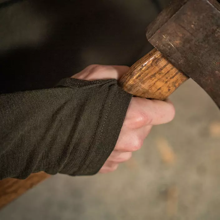 Seeland Apex One Hundred baselayertröja med merinoull, Pine green, large image number 4