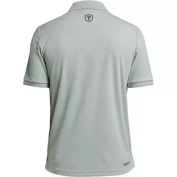 Tenson TXlite Melange polo T-skjorte, Grey Green, large image number 1