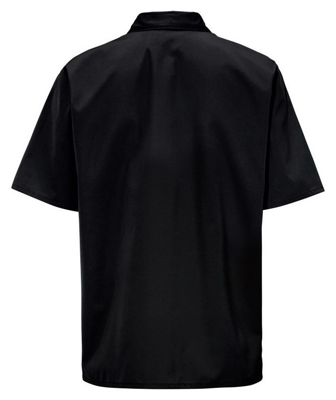 Hejco Sky kort&auml;rmad skjorta unisex, Svart