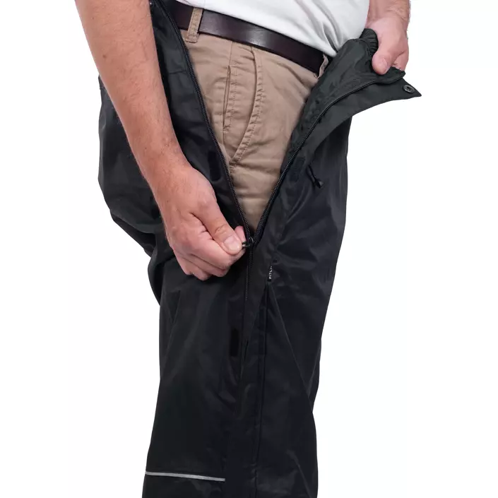 Pitch Stone Active-Pro regnbukser, Black, large image number 7
