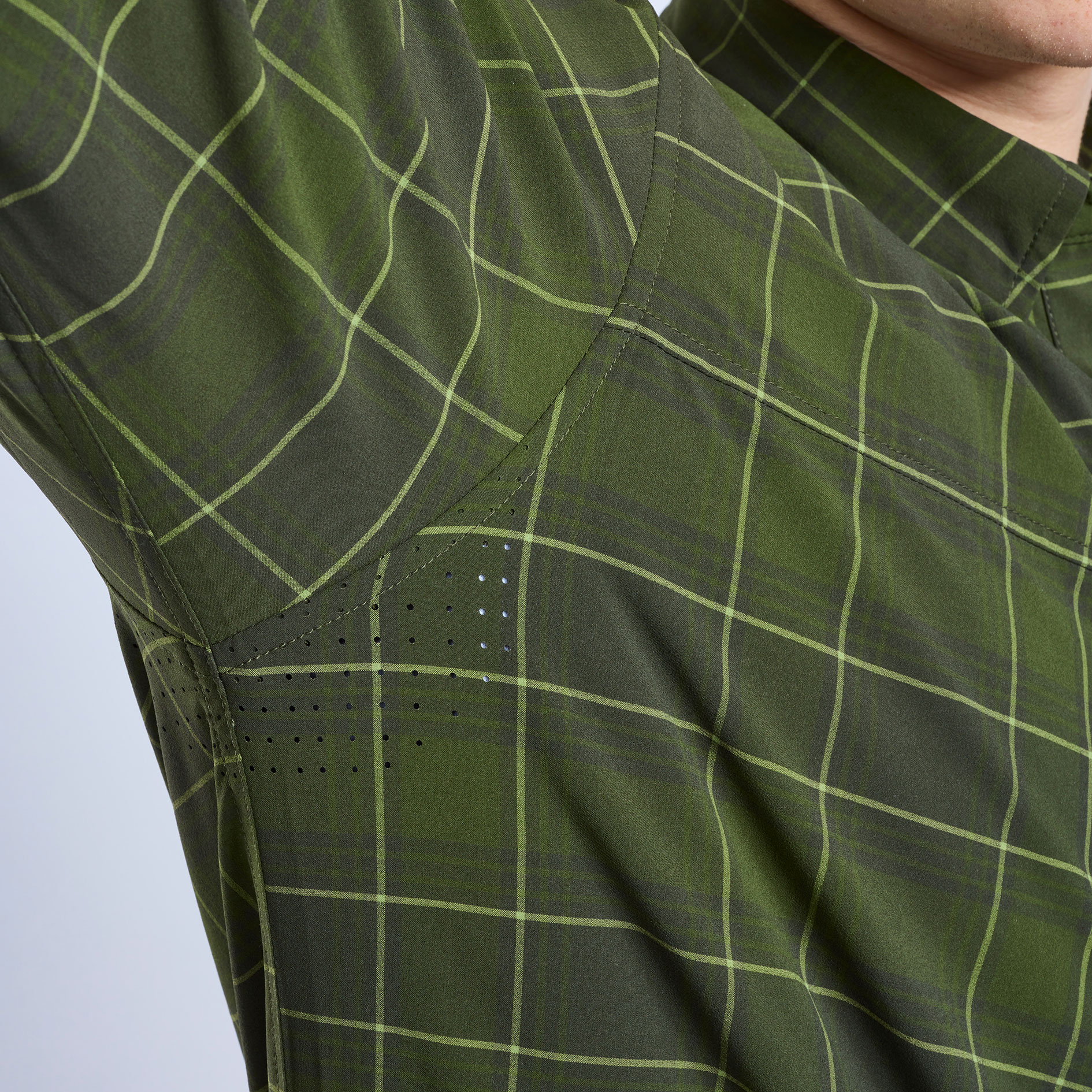 Pinewood Abisko Trekking skjorte, Moss green, large image number 7