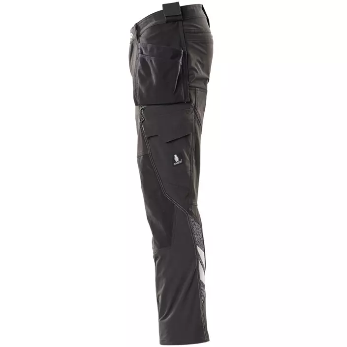 Mascot Accelerate craftsman trousers full stretch, Black, large image number 3