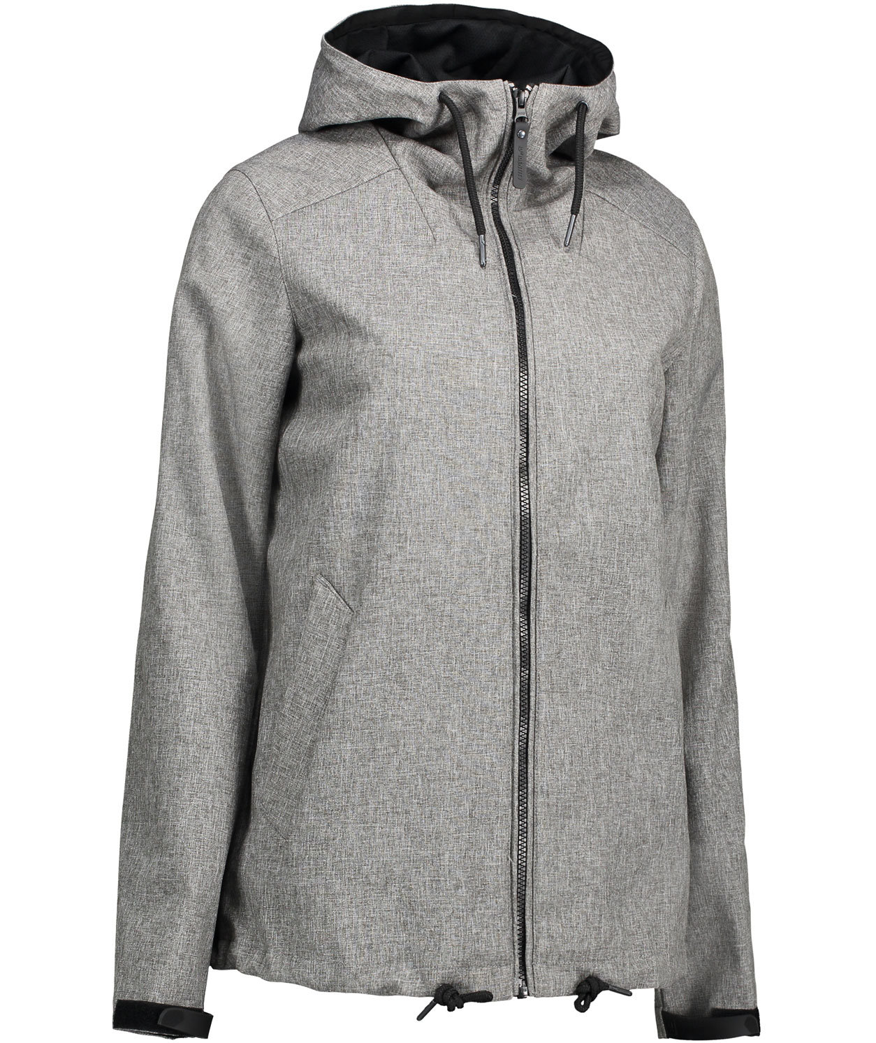 ID Casual women's softshell jacket, Grey Melange, large image number 5