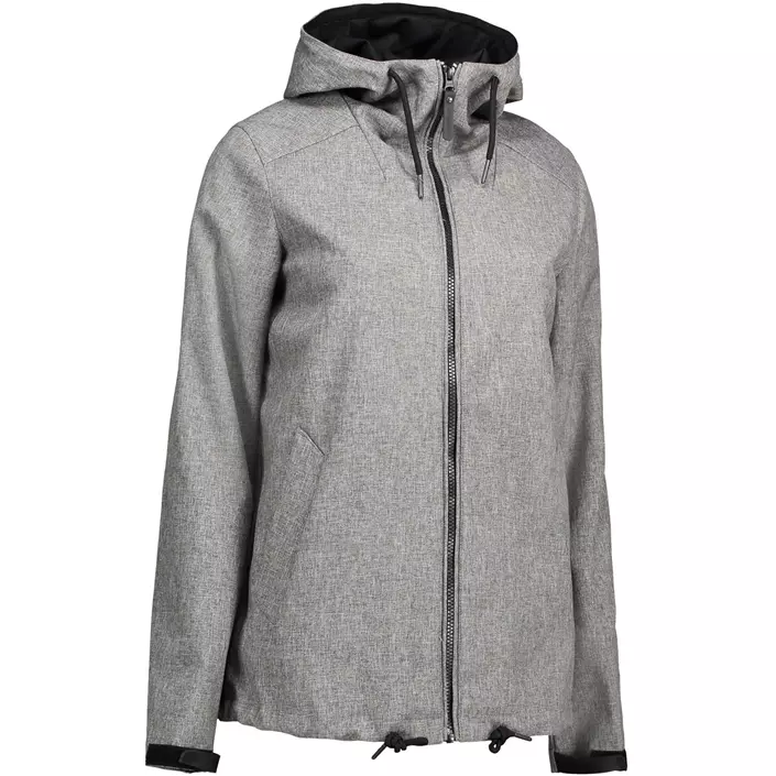 ID Casual women's softshell jacket, Grey Melange, large image number 5