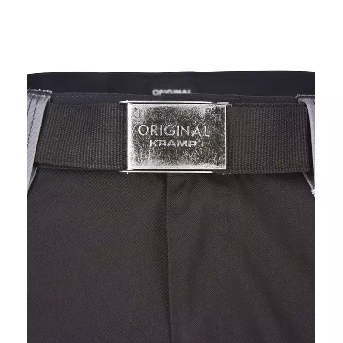 Kramp Original work trousers with belt, Black/Grey, large image number 2