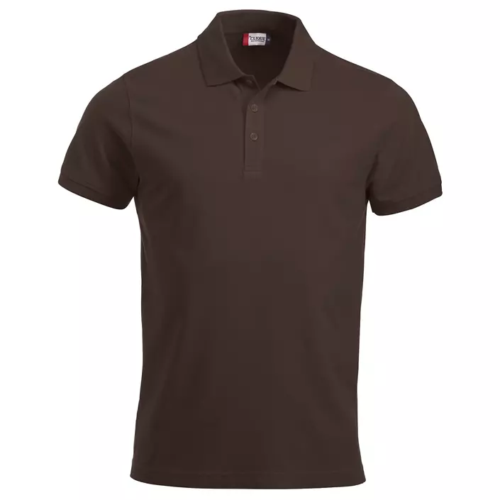 Clique Classic Lincoln polo T-Skjorte, Mørk Mocca, large image number 0
