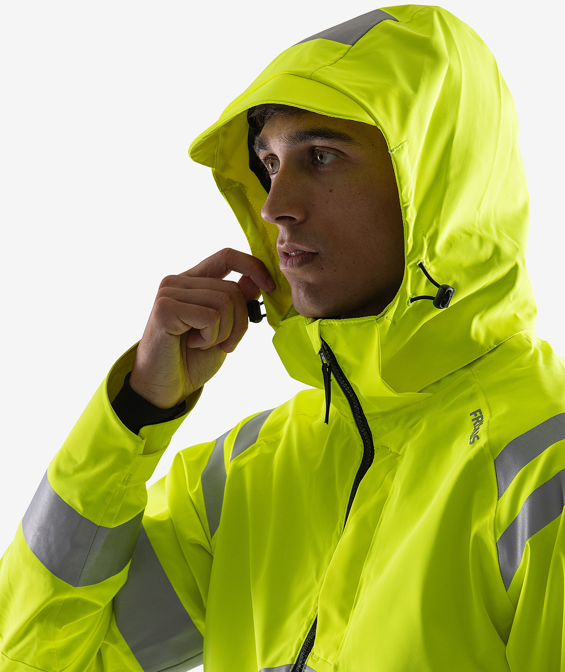 Fristads Shelljacke 4680 GLPS, Hi-Vis Gelb, large image number 7