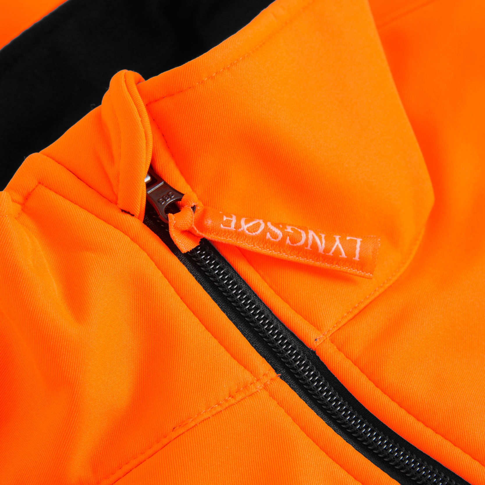 Lyngsoe ​softshell jacket, Hi-Vis Orange/Black, large image number 3