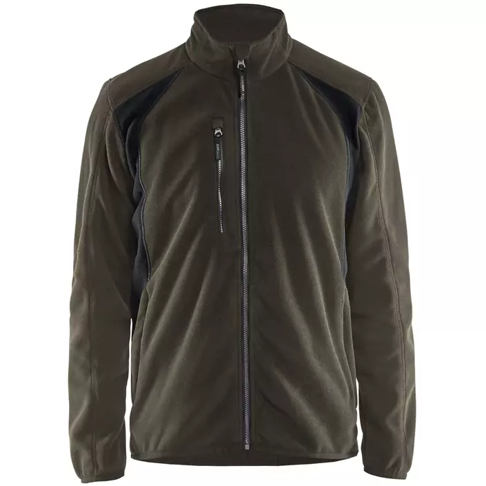 Blåkläder Unite fleece jacket, Olive Green/Black, large image number 0