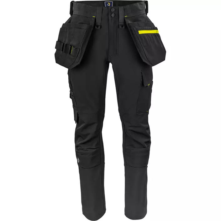 ProJob craftsman trousers 5551 full stretch, Black, large image number 0