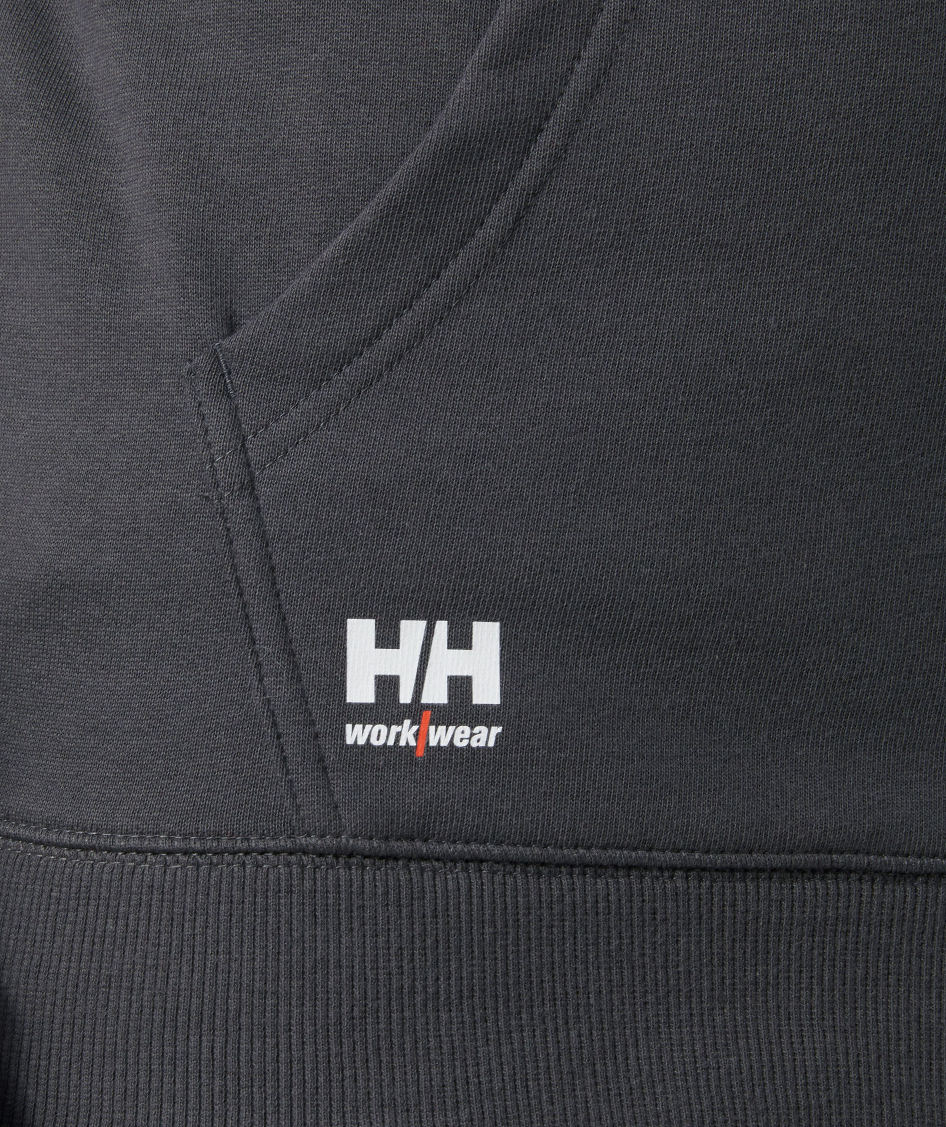 Helly Hansen Classic h&aelig;ttetr&oslash;je med lynl&aring;s, Dark Grey, large image number 5