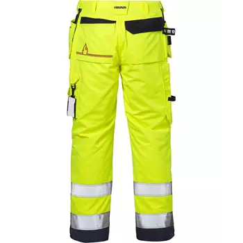 Fristads Flamestat craftsman trousers 2075, Hi-vis Yellow/Marine