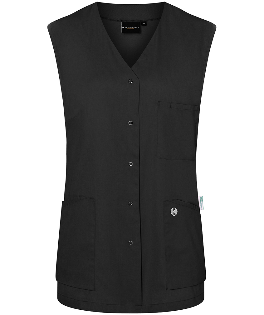 Karlowsky Essential sleeveless women's tunic, Black