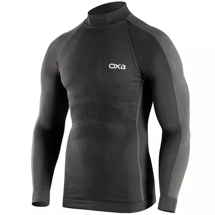 Oxyburn DROP baselayer trøje, Black, large image number 0