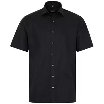 Eterna Modern fit kortærmet Poplin skjorte, Black