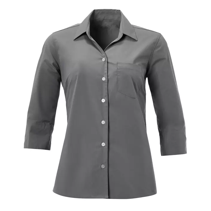 Hejco modern fit women's 3/4-sleeved shirt, Grey, large image number 0