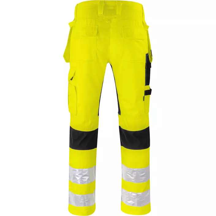 ProJob håndverksbukse 6570, Hi-vis Gul/Svart, large image number 1