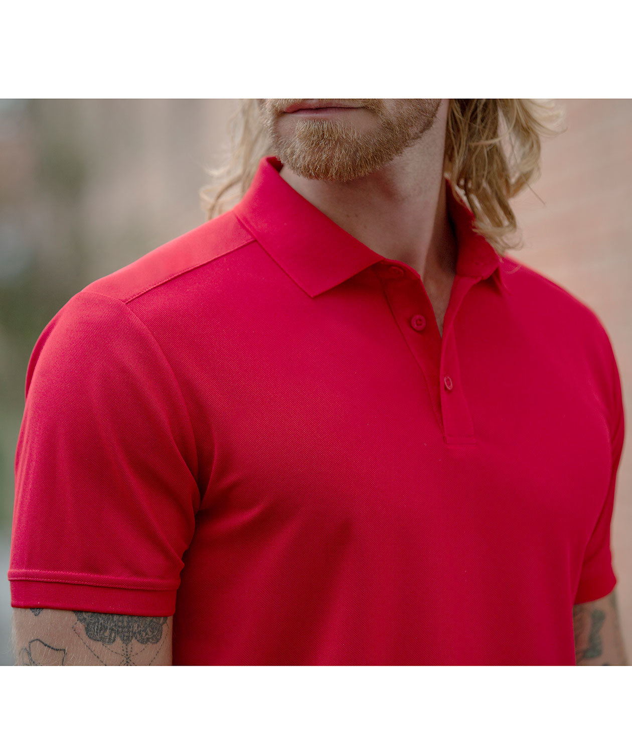 GEYSER functional polo shirt, Red, large image number 3