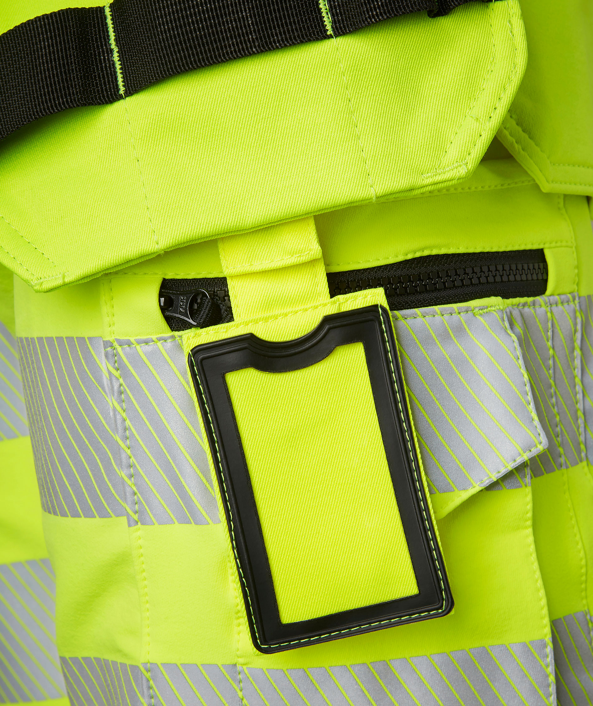 Top Swede h&aring;ndverksknickers 314 full stretch, Hi-vis Gul/Svart, large image number 4