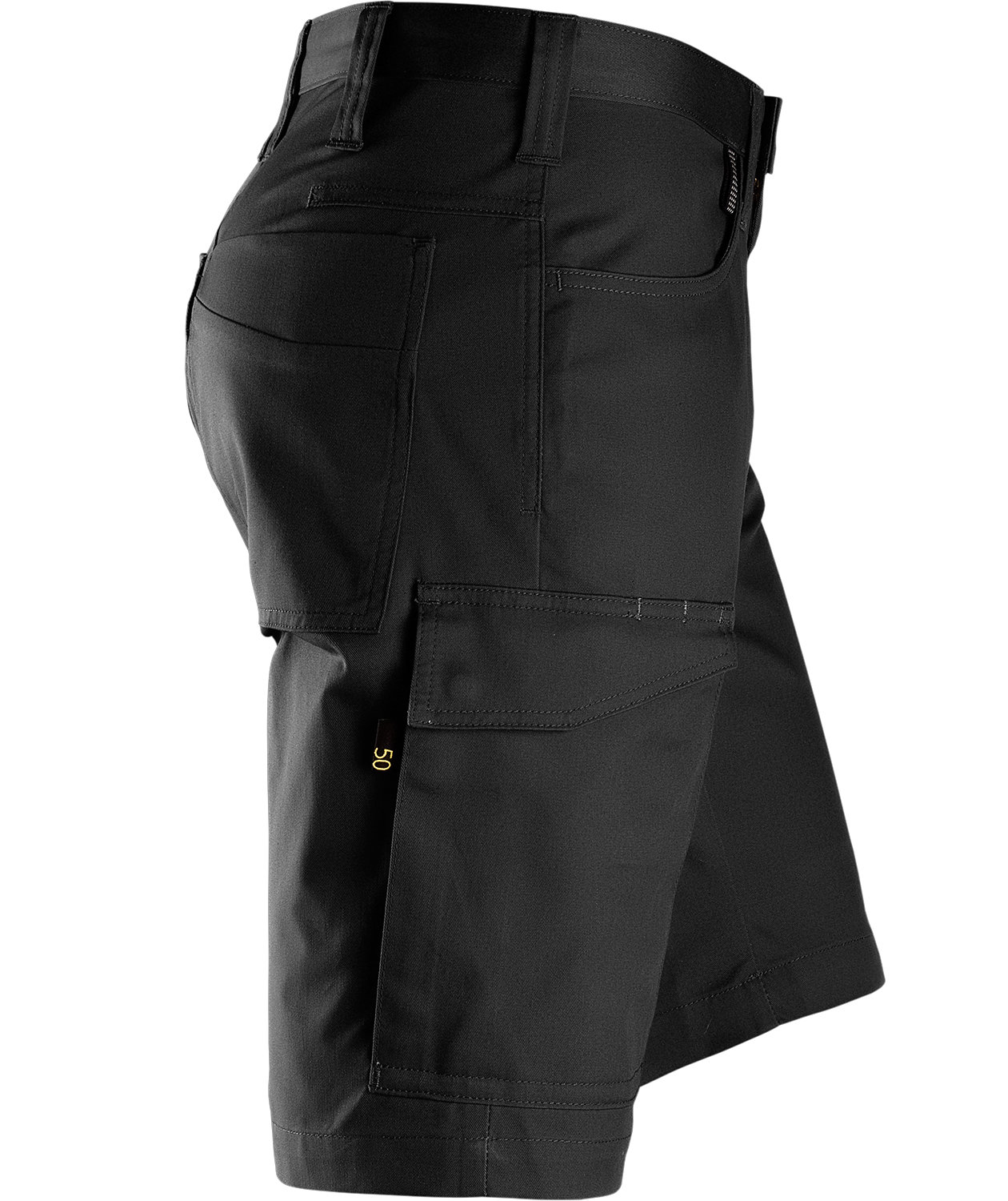 Snickers work shorts 6100, Black, large image number 3