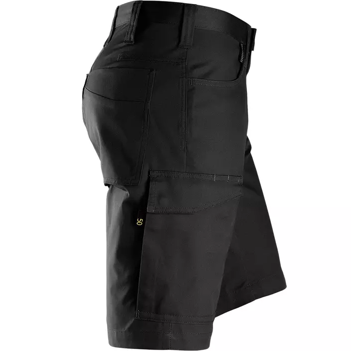 Snickers work shorts 6100, Black, large image number 3
