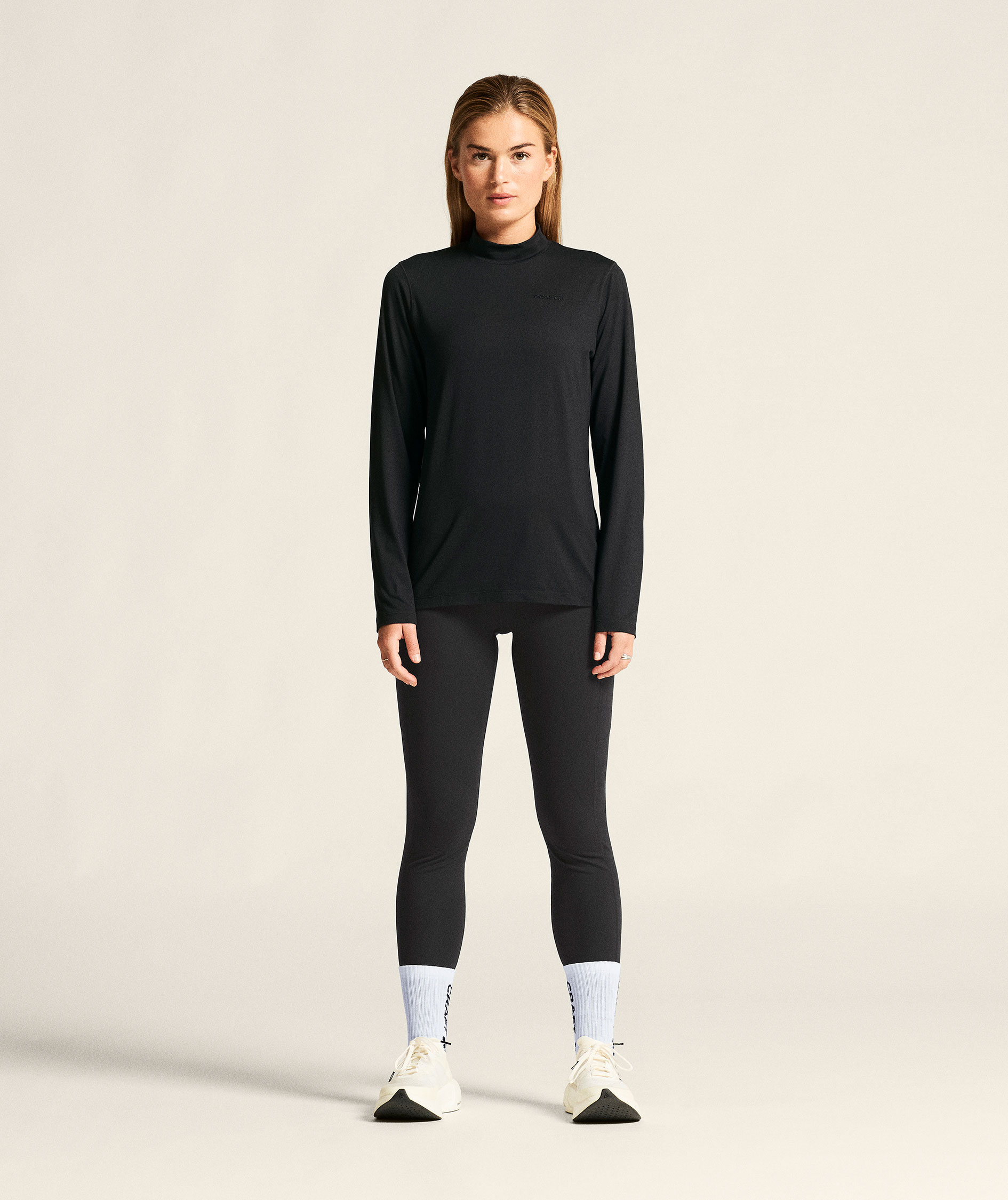 Craft Flow women's baselayer sweater, Black/Melange, large image number 5