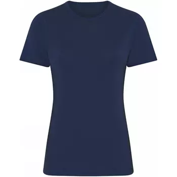 Dovre women's short-sleeved undershirt with merino wool, Navy