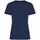Dovre women's short-sleeved undershirt with merino wool, Navy, Navy, swatch