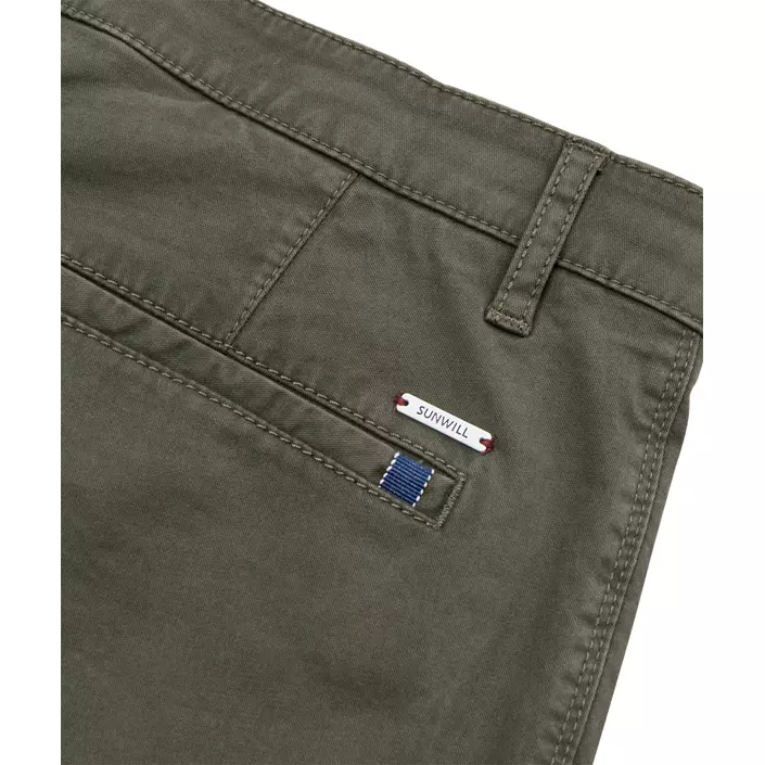 Sunwill Extreme Flexibility Slim fit bukser, Khaki, large image number 5