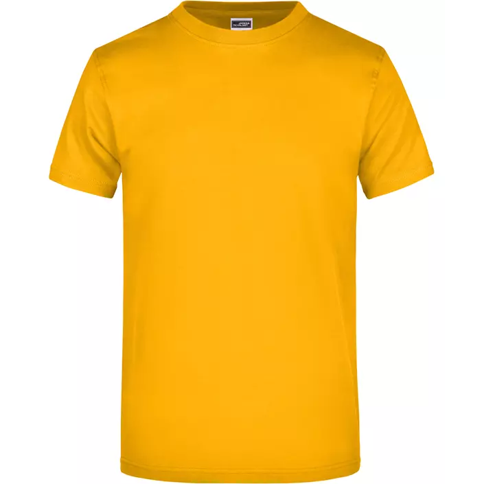 James & Nicholson T-skjorte Round-T Heavy, Gold, large image number 0