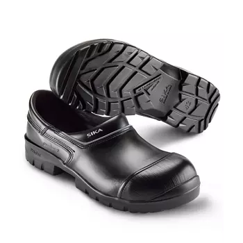Sika Proflex safety clogs with heel cover S3, Black