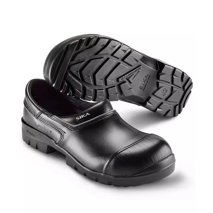 Sika Proflex safety clogs with heel cover S3, Black, large image number 0
