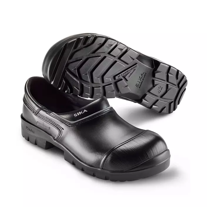 Sika Proflex safety clogs with heel cover S3, Black, large image number 0
