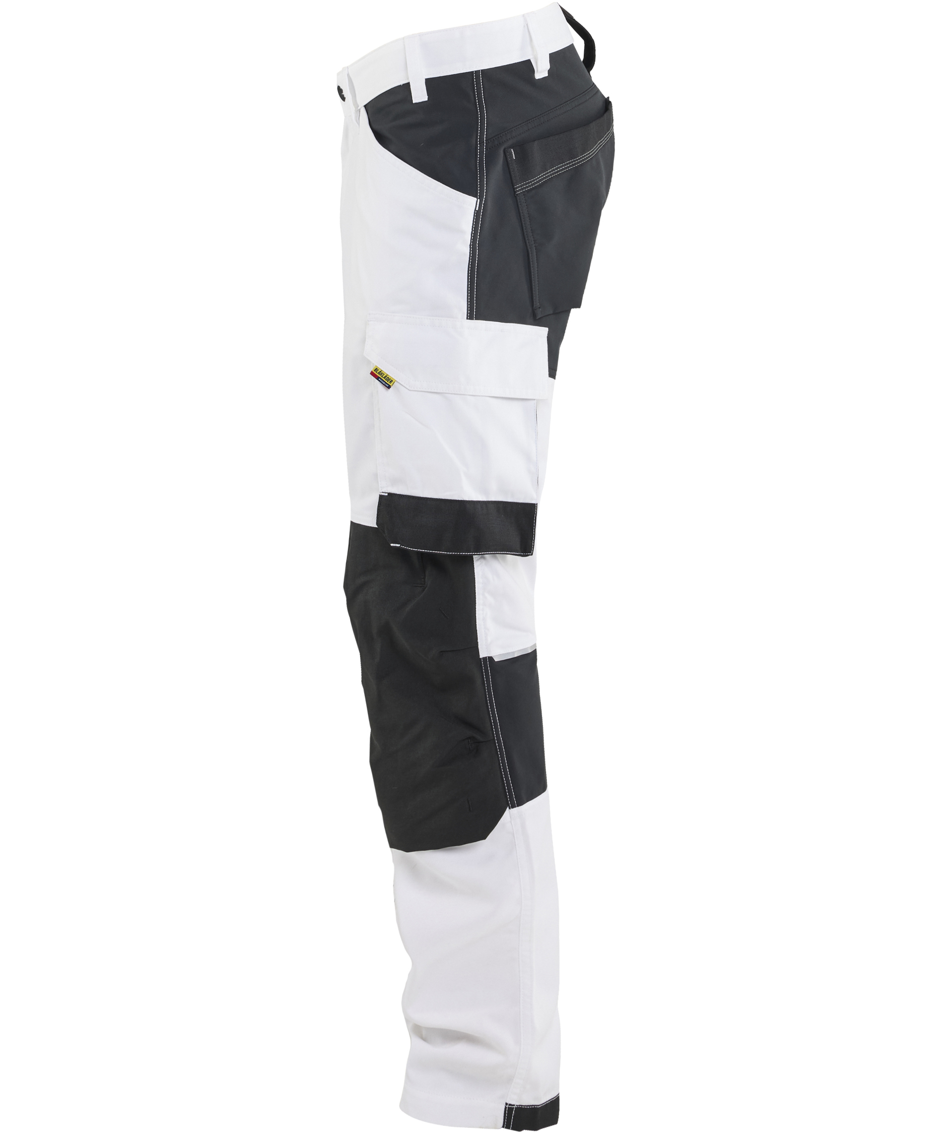 Bl&aring;kl&auml;der Arbeitshose, Wei&szlig;/Schwarz, large image number 3