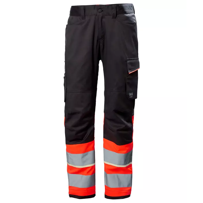 Helly Hansen UC-ME work trousers, Hi-Vis Red/Ebony, large image number 0