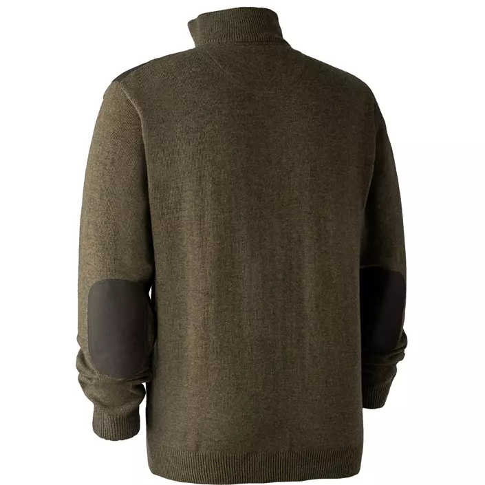 Deerhunter Sheffield knitted pullover with half zip, Cypress, large image number 1