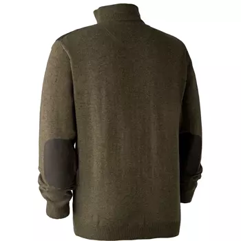 Deerhunter Sheffield strikket pullover med kort glideløs, Cypress