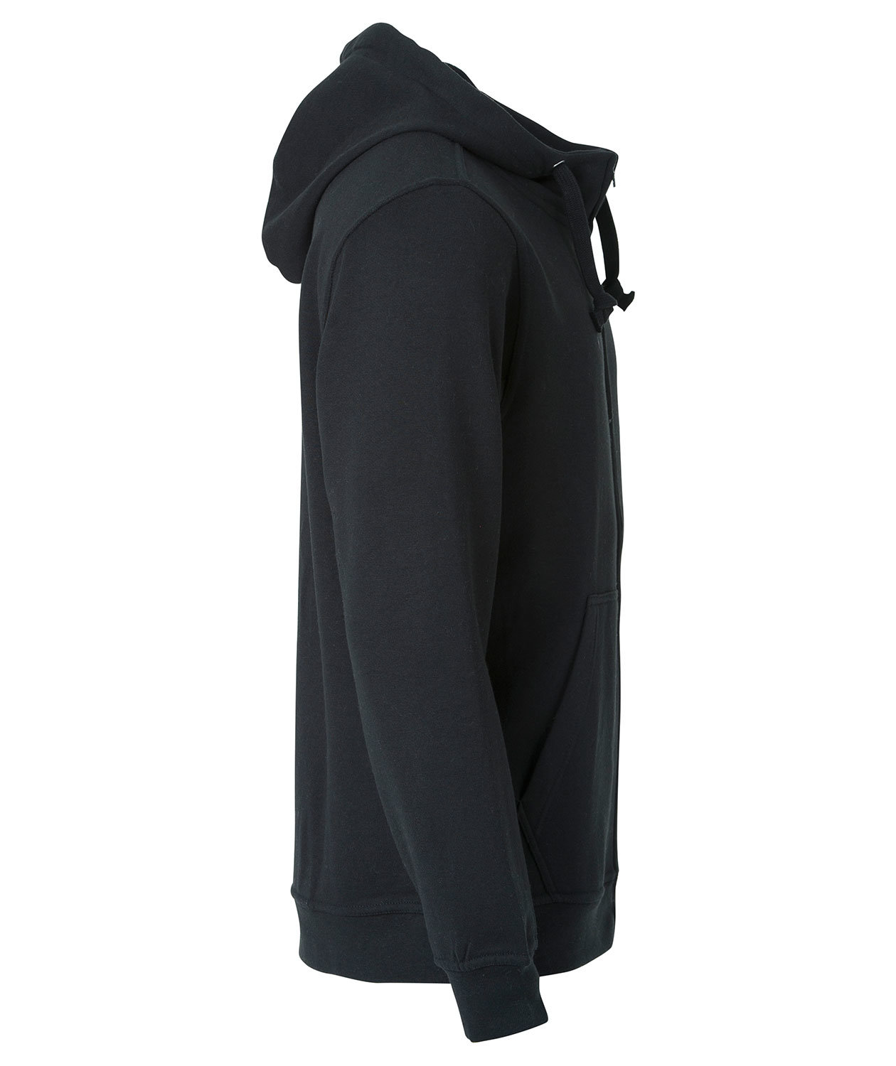 Clique Basic Hoody Full Zip hoodie med blixtl&aring;s, Svart, large image number 3
